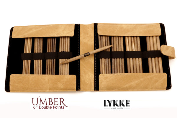 LYKKE - Driftwood 6 Double-Pointed Knitting Needle Set US 6-13 - Yarn Loop