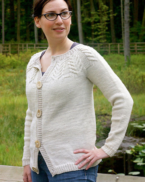 Antler Cardigan (Adult) by Tin Can Knits - Yarn Loop