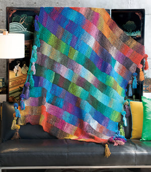 Timeless Noro Knit Blankets: 25 Colorful & Cozy Throws