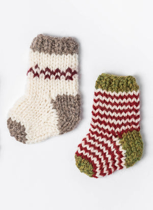 Holiday Cheer Mini Stockings by Nancy Ekvall