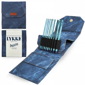 Lykke - Indigo 6" Crochet Hook Set Sizes E-M