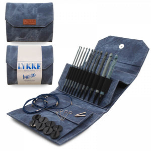 Lykke - Indigo 6" Tunisian Crochet Hook Set Sizes E-P PRE-ORDER