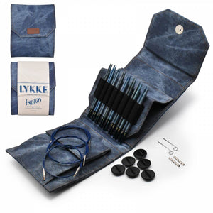 LYKKE - Indigo 5" Interchangeable STARTER Needle Set (US 3-10)