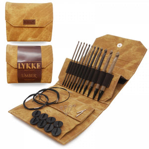 Lykke - Umber 6" Tunisian Crochet Hook Set Sizes E-P PRE-ORDER