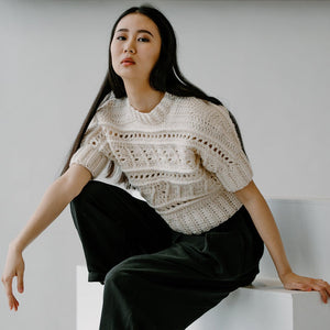 Crochet Sweaters with a Textured Twist by Linda Skuja