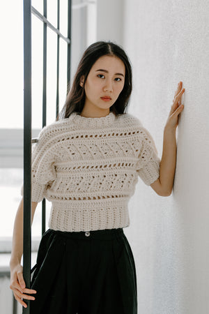 Crochet Sweaters with a Textured Twist by Linda Skuja