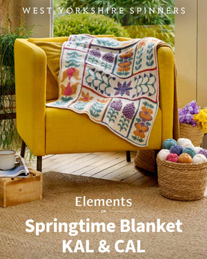 Springtime Blanket by Chloé Elizabeth Birch - KAL & CAL!