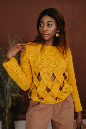 Crochet Sweaters with a Textured Twist by Linda Skuja