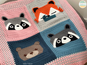 Crochet Animal Blankets & Blocks by Ira Rott