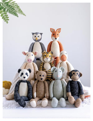 Knitted Animal Toys by Louise Crowther