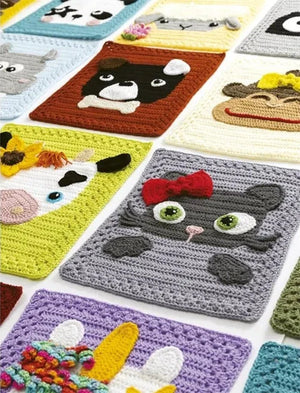 Crochet Animal Blankets & Blocks by Ira Rott