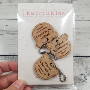 Katrinkles - "Project Hibernating" Bear Bag Tags