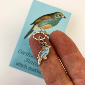 Firefly Notes - Bleu Finch Stitch Marker