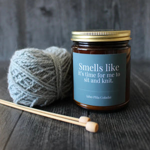 Coconut Soy Wax Candles For Knitters