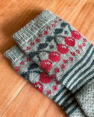 Charming Colorwork Socks by Charlotte Stone