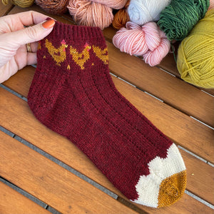 Charming Colorwork Socks by Charlotte Stone