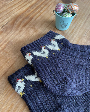 Charming Colorwork Socks by Charlotte Stone