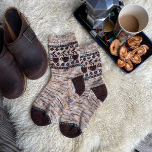 Charming Colorwork Socks by Charlotte Stone