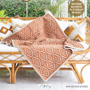 Mosaic Crochet: Modern Blankets in Overlay Mosaic by Ana Morais Soares