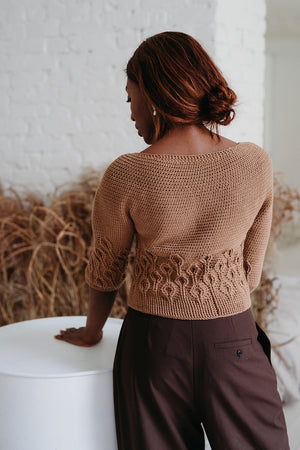 Crochet Sweaters with a Textured Twist by Linda Skuja