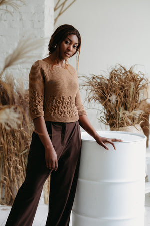 Crochet Sweaters with a Textured Twist by Linda Skuja