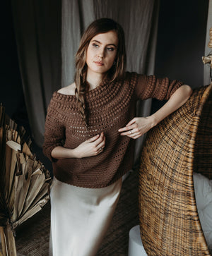 Crochet Sweaters with a Textured Twist by Linda Skuja