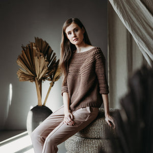 Crochet Sweaters with a Textured Twist by Linda Skuja