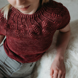 Crochet Sweaters with a Textured Twist by Linda Skuja