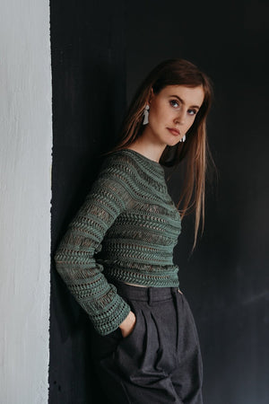 Crochet Sweaters with a Textured Twist by Linda Skuja