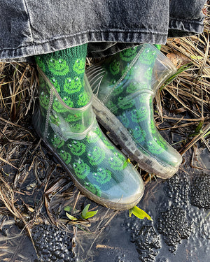 Joyful Colorwork Socks by Charlotte Stone