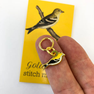 Firefly Notes - Goldfinch Stitch Marker