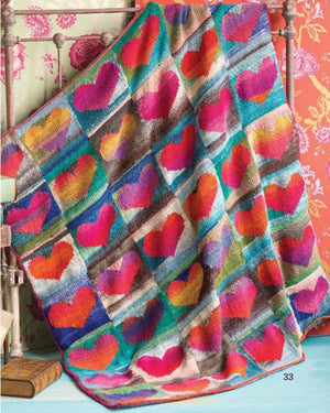 Timeless Noro Knit Blankets: 25 Colorful & Cozy Throws