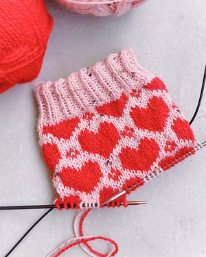 Charming Colorwork Socks by Charlotte Stone