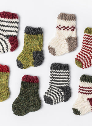 Holiday Cheer Mini Stockings by Nancy Ekvall