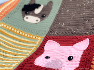 Crochet Animal Blankets & Blocks by Ira Rott