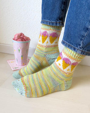 Charming Colorwork Socks by Charlotte Stone