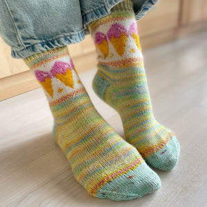 Charming Colorwork Socks by Charlotte Stone