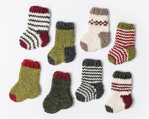 Holiday Cheer Mini Stockings by Nancy Ekvall