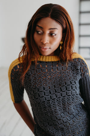 Crochet Sweaters with a Textured Twist by Linda Skuja