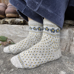 Charming Colorwork Socks by Charlotte Stone