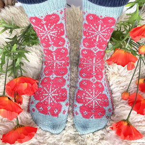 Charming Colorwork Socks by Charlotte Stone