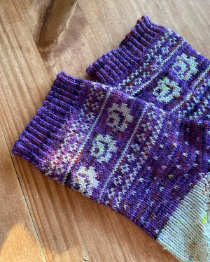 Charming Colorwork Socks by Charlotte Stone