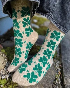 Joyful Colorwork Socks by Charlotte Stone