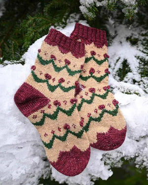 Charming Colorwork Socks by Charlotte Stone