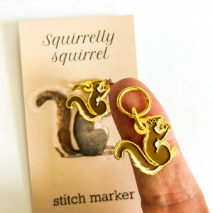 Firefly Notes - Squirrel Stitch Marker