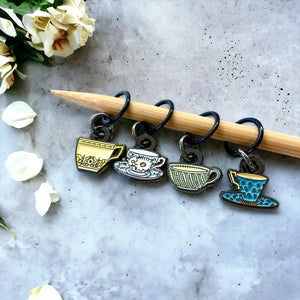 Firefly Notes - Tea Set Stitch Marker Pack