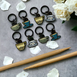 Firefly Notes - Tea Set Stitch Marker Pack