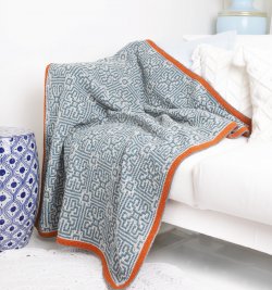 Mosaic Crochet: Modern Blankets in Overlay Mosaic by Ana Morais Soares