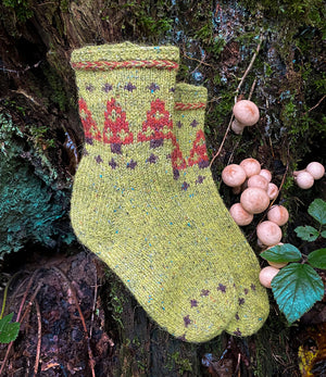 Charming Colorwork Socks by Charlotte Stone