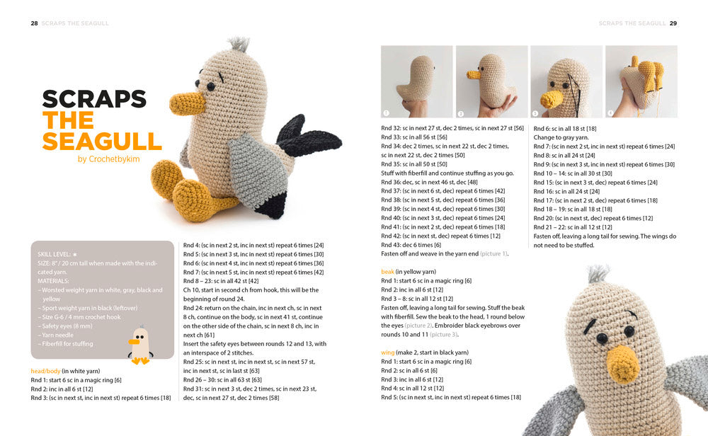 Crochet Animals: 11 Patterns of Cuttest Amigurumi and African